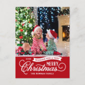 Carte photo de Noël très joyeuse (Devant)