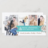 Carte photo de Noël Whimsical (Devant / Derrière)