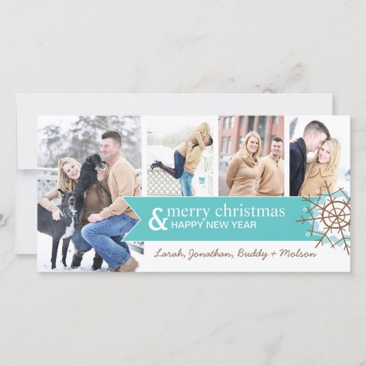 Carte photo de Noël Whimsical (Devant)