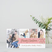 Carte photo de Noël Whimsical (Debout devant)