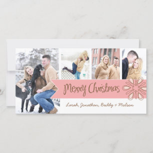 Carte photo de Noël Whimsical