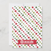 Carte photo de Noël Whimsical et amusant (Dos)