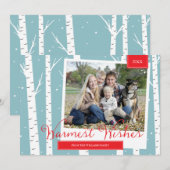 Carte photo de Noël Winter Wonderland (Devant / Derrière)