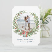 Carte photo de Noël Wreath (Debout devant)