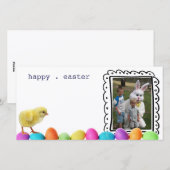 carte photo de pâques (Devant / Derrière)
