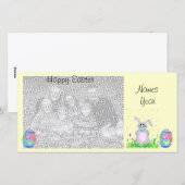 Carte photo de Pâques (Devant / Derrière)