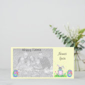 Carte photo de Pâques (Debout devant)