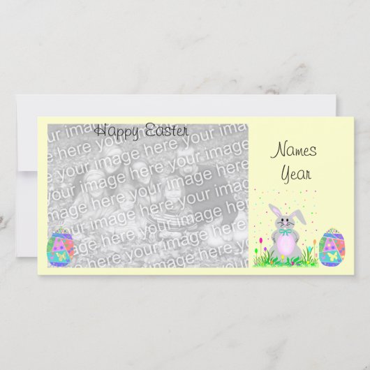 Carte photo de Pâques (Devant)