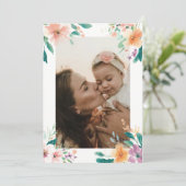 Carte Photo de Pâques personnalisée | Printemps (Debout devant)