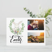 Carte photo de Pâques | Petit Lapin (Debout devant)