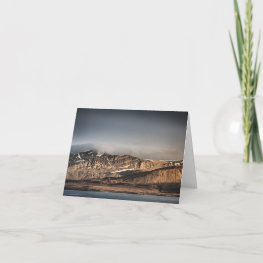 Carte Photo de paysage de Svalbard (Devant)