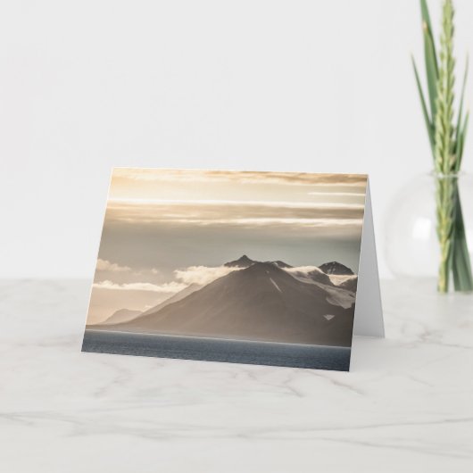 Carte Photo de paysage de Svalbard (Devant)