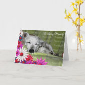 Carte Photo de perte de la couronne de fleurs | Personna (Fleur jaune)