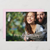 Carte photo de police tendance Heureuse Sainte-Val (Devant / Derrière)