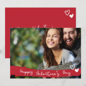 carte photo de police tendance Heureuse Sainte-Val (Devant / Derrière)