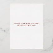 Carte photo de Portrait Plaid de vacances moderne (Verso)