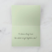 Carte Photo de pousses de menthe verte en spirale (Intérieur)