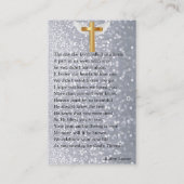 Carte photo de prière commémorative de bouquet fun (Dos)