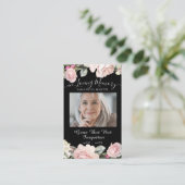 Carte photo de prière commémorative de bouquet fun (Debout devant)