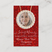 Carte photo de prière commémorative de la Parties  (Devant)