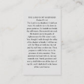 Carte photo de prière commémorative funéraire simp (Dos)