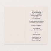 Carte photo de prière commémorative funéraire simp (Intérieur déplié)