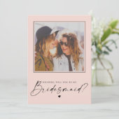 Carte photo de proposition Blush-Pink (Debout devant)