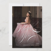 Carte photo de Quinceanera Merci (Devant)