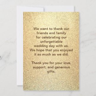 Carte photo de remerciement à plat