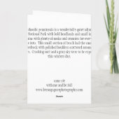 Carte photo de rivage de Schoodic (Dos)