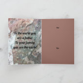 Carte Photo de roche naturelle aux couleurs atténuées  (Intérieur)