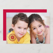 Carte photo de Rosh Hashanah bloqué (Devant / Derrière)