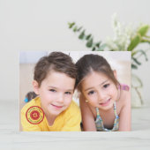 Carte photo de Rosh Hashanah bloqué (Debout devant)