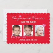 Carte photo de Saint-Valentin pour des étreintes (Devant)