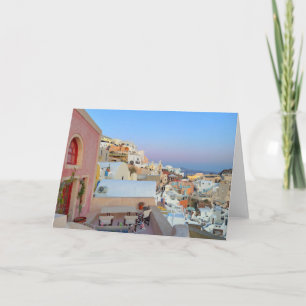 Carte Photo de Santorin Grèce