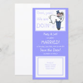 Carte photo De Sauvegarde À Jour Mignonne (Devant / Derrière)