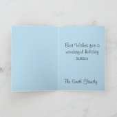 Carte photo de scène de neige (Intérieur)