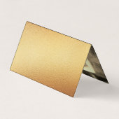 Carte photo de script de feuille d'or moderne vaut (Dos)