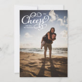 Carte photo de script élégant (Devant)