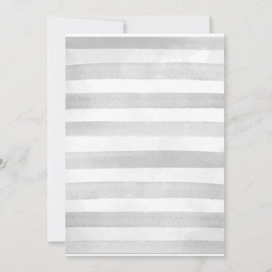 Carte photo de script élégant (Dos)