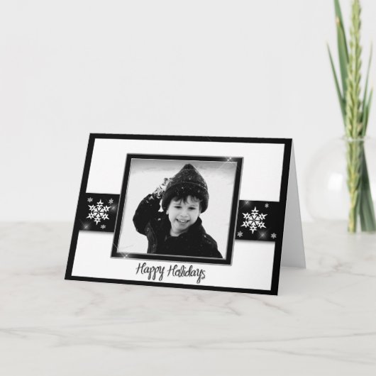 Carte photo de snowflakes (Devant)