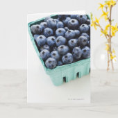 Carte Photo de studio de bleuets (Fleur jaune)