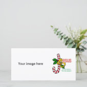 Carte photo de sucre de canne de Jésus (Debout devant)