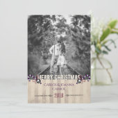 Carte photo de Sucre de canne de Noël gothique (Debout devant)