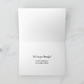 Carte photo de superposition de script d'anniversa (Intérieur)