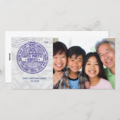 Carte photo de tampon d'annulation de la poste pèr (Devant / Derrière)