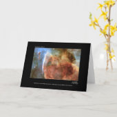 Carte Photo de télescope de Hubble de nébuleuse de trou (Fleur jaune)