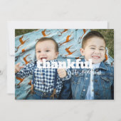 Carte photo de Thanksgiving (Devant)