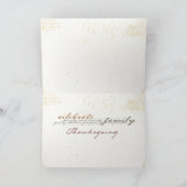 Carte photo de Thanksgiving (Intérieur)