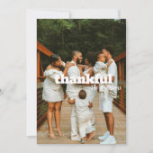Carte photo de Thanksgiving (Devant)